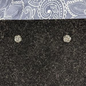 James Avery Rose stud earrings